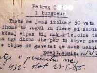 1956/Letra e të dënuarit për dhomën e burgut dhe funksionet e gavetës