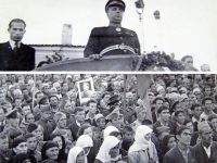 1947/Vështrimi popullor dhe fotografia e mareshalit Tito në sheshet e Shqipërisë